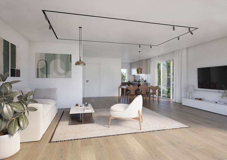 Immobilie in Wörthsee - Individuelle Neubau DHH auf absolut ruhigem SüdWest Grundstück in Wörthsee-Steinebach - Bild 1