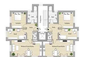KfW 40 QNG Neubau in Stuttgart-Vaihingen: Lichtdurchflutete 3-Zimmer-Wohnung mit Südbalkon – 70563 Rosental, Stuttgart – Vorschaubild 6