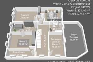 Großes Wohnhaus: 14 Zimmer, Doppelgarage, neues Dach, neue Heizung – Wetteraukreis – Vorschaubild 45
