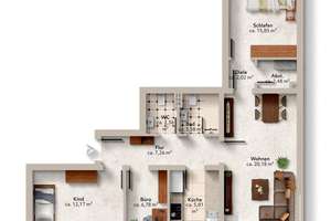 BEREITS FREI: HELLE 3-4 ZIMMER WOHNUNG MIT BALKON UND GARAGE IN ESSEN-BURGALTENDORF ZU VERKAUFEN... – Kohlenstraße 66, 45289 Burgaltendorf, Essen – Vorschaubild 31
