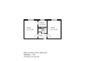 Nachnutzer gesucht! Kleine 2-Zimmerwohnung, ruhig gelegen... – Genfer Str. 12, 6128 Südstadt, Halle (Saale) – Vorschaubild 12