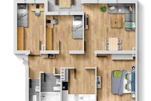 Köln-Gremberghoven: 
Vermietete 4-Zimmer-Eigentumswohnung 
mit Balkon und Stellplatz! – Die vollständige Adresse der Immobilie erhältst du vom Anbieter., 51149 Gremberghoven, Köln – Vorschaubild 5