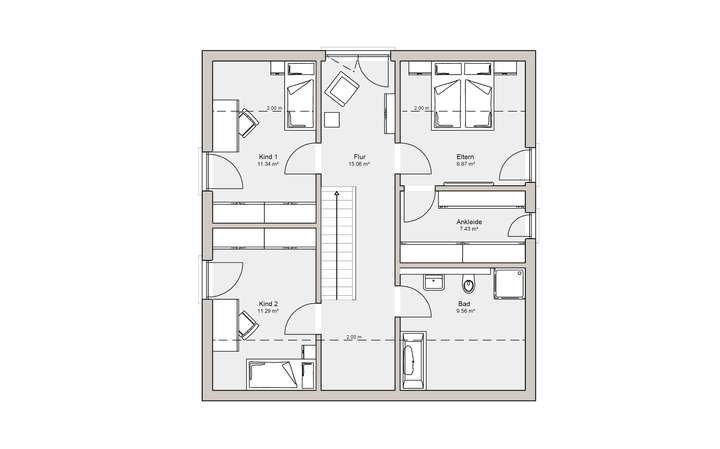 Grundriss Dachgeschoss
