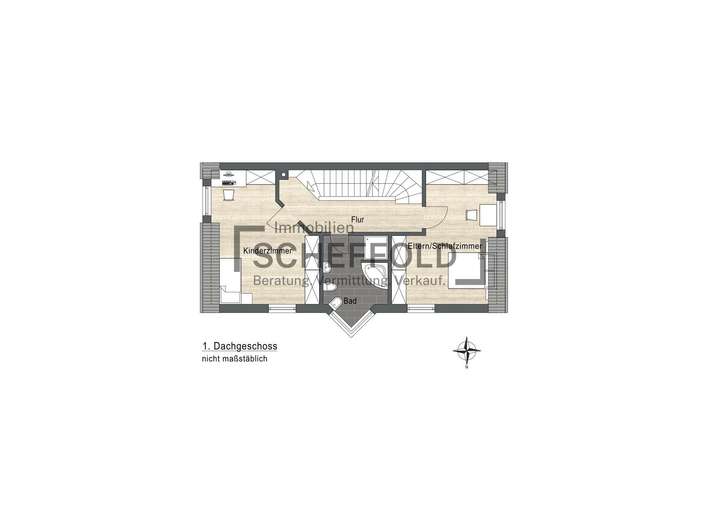 Grundriss 1. Dachgeschoss