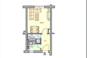 1-Zimmer-Wohnung – Velburger Straße 31, 90478 Ludwigsfeld, Nürnberg – Vorschaubild 2