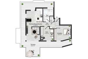*Luxus* Penthouse Wohnung auf höchstem Niveau – Unverbauter Blick, Energieeffizienz A, Barrierefrei – Die vollständige Adresse der Immobilie erhältst du vom Anbieter., 81476 Forstenried, München – Vorschaubild 22