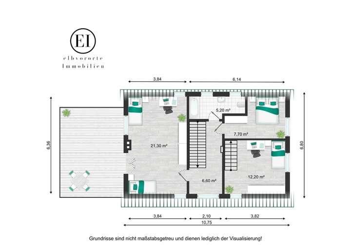 aktueller Grundriss DG
