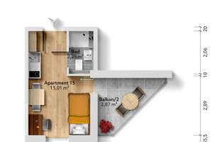 Neubau: Mikroapartments in KFW 55-Standard (A+) | Ap. 15 – Die vollständige Adresse der Immobilie erhältst du vom Anbieter., 81247 Obermenzing, München – Vorschaubild 7