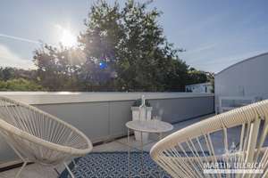 *Helligkeit-Ruhe-Glück-Großzügigkeit-Dachterrasse im 2.OG-Luxus-Feeling-Freie Lieferung unmöbliert*
