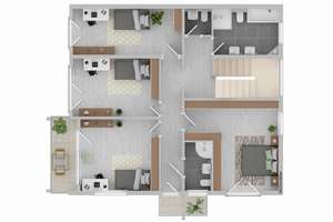 Modernes Familienhaus mit Panorama-Dachterrasse, Gartenidylle und Top-Lage im Stadtbezirk Mühlhausen – Die vollständige Adresse der Immobilie erhältst du vom Anbieter., 70437 Freiberg, Stuttgart – Vorschaubild 42