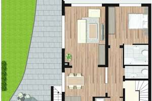 Großzügige EG-Whg, 106 m² mit Garten, optional Nutzflächen bis zu 181 m² (KG, DG, Werkstatt, Garage)