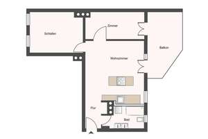Glockenbachviertel - 2 bis 3-Zimmer mit 17 m2 Terrasse - Saniert 2017 – Die vollständige Adresse der Immobilie erhältst du vom Anbieter., 80469 Glockenbach, München – Vorschaubild 20