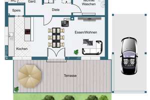 Repräsentatives Wohnen – Exklusives Einfamilienhaus in massiver Bauweise mit PV-Anlage – Die vollständige Adresse der Immobilie erhältst du vom Anbieter., 91481 Münchsteinach – Vorschaubild 21
