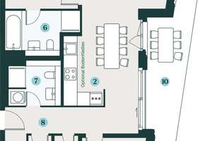 Geräumige 4-Zimmer-Wohnung mit über 100 m² Wohnfläche – Schützenplatz 8, 1067 Wilsdruffer Vorstadt/Seevorstadt-West, Dresden – Vorschaubild 2