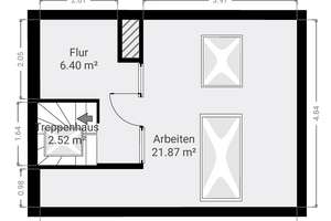 Wohnen über den Dächern - Teilmöblierte Maisonettewohnung mit Skyline-Blick – 60528 Niederrad, Frankfurt am Main – Vorschaubild 3