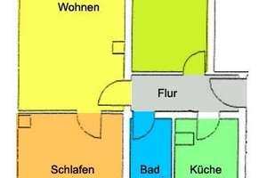 Freundliche Wohnung mit Balkon und Tageslichtbad mit Wanne! – Die vollständige Adresse der Immobilie erhältst du vom Anbieter., 1561 Zabeltitz – Vorschaubild 5