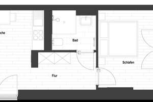 Sanierte 2-Zimmer Wohnung in Flingerns Herzstück (WE 1.01) | mit EBK und Terrasse! – Lindenstraße 95, 40233 Flingern Nord, Düsseldorf – Vorschaubild 2