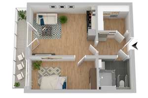 Exklusive 2,5-Zimmerwohnung mit Dachterrasse in Dortmund Eving – Grävinghoffweg 3, 44339 Eving (Ortsteil), Dortmund – Vorschaubild 5