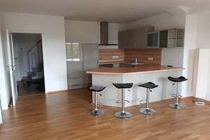 100qm Dachterasse mit Blick über Dresden / 3-Zimmer-Maisonette-Wohnung mit Balkon und EBK – Hepkestraße 115b, 1277 Striesen-Ost, Dresden – Vorschaubild 5