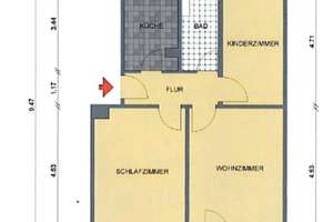 Helle 3 Zimmer Dachgeschosswohnung mit Balkon / Magdeburg