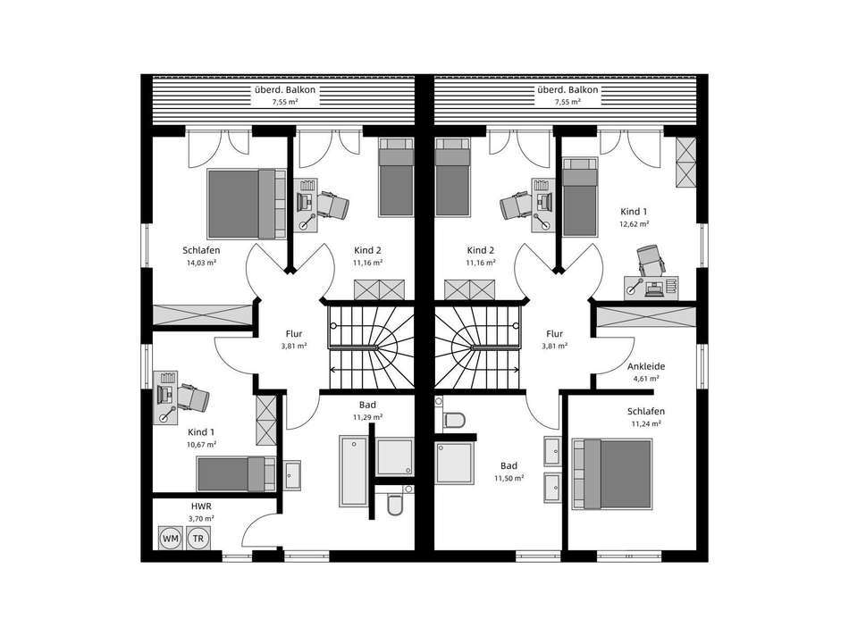 Grundriss OG