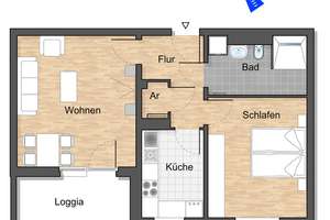 Neubauwohnung im Erstbezug! Ab 2026. – Am Feldscheunenteich 9, 38446 Heiligendorf, Wolfsburg – Vorschaubild 2