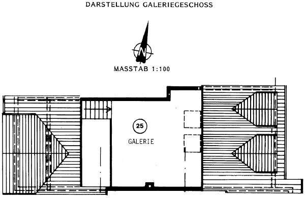 Grundriss Galeriegeschoss