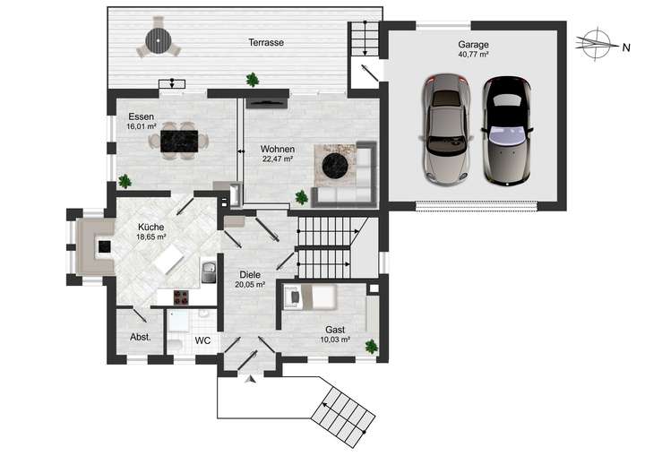 Grundriss Erdgeschoss