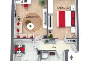 2-Zimmerwohnung mit Loggia und Balkon – Die vollständige Adresse der Immobilie erhältst du vom Anbieter., 68167 Neckarstadt-Ost/Wohlgelegen, Mannheim – Vorschaubild 30