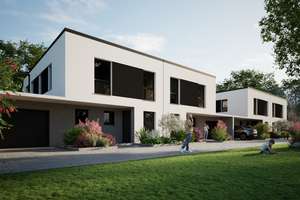 BESSER WOHNEN. BESSER LEBEN. WOHNEN AM FELD. Neubau DHH mit Keller, Garage und vielen Extras. – Rheinstraße 58a, 41747 Viersen – Vorschaubild 1