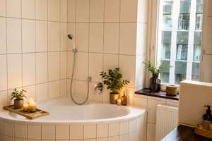 Stilvoller 115 m²-Altbau mit Stuck, Flügeltür & großem Balkon | Friedrichstadt | provisionsfrei – Talstr 55, 40217 Friedrichstadt, Düsseldorf – Vorschaubild 7