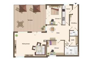 Attraktive 3-Zimmer Wohnung mit großzügiger Dachterrasse - In Alt Boberg an den Boberger Dünen – Die vollständige Adresse der Immobilie erhältst du vom Anbieter., 21033 Lohbrügge, Hamburg – Vorschaubild 14