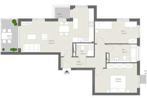  Top Lichtdurchflutete 3-Zimmer-Wohnung mit hochwertige Ausstattung, Einbauküche & TG-Stellplatz – Vilniusstraße 9, 80992 Moosach-Bahnhof, München – Vorschaubild 13