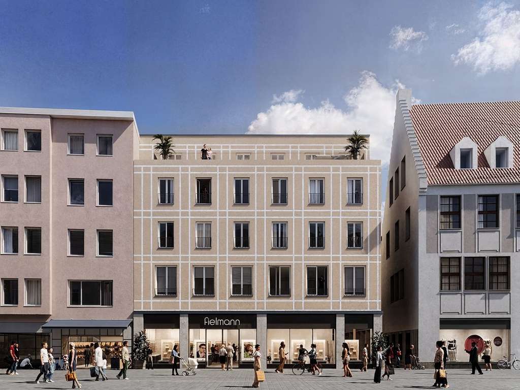 Bestlage in Augsburg, Neubau 2-Zi-Whg. direkt am Stadtmarkt - Annastrasse 17