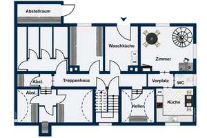 Ideal für Singles oder Paare: Gepflegte Wohnung mit Gartenparadies und Aussichtslage – Die vollständige Adresse der Immobilie erhältst du vom Anbieter., 70327 Flohberg, Stuttgart – Vorschaubild 14