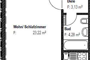 +++ TOP STUDENTENAPARTMENT, SANIERT, VOLLMÖBLIERT, EBK, WLAN +++ – Die vollständige Adresse der Immobilie erhältst du vom Anbieter., 45127 Stadtkern, Essen – Vorschaubild 6