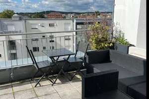 Exklusives möbliertes Penthouse mit großer Dachterrasse in der Fürther Südstadt – Waldstraße 58, 90763 Südstadt Industriegebiet, Fürth – Vorschaubild 7