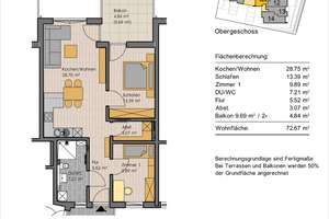 Neubauwohnung - provisionsfrei! – Die vollständige Adresse der Immobilie erhältst du vom Anbieter., 87671 Ronsberg – Vorschaubild 2