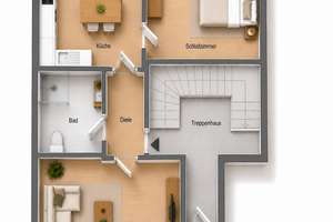 Bezugsfertige sanierte 2-Zimmerwohnung in zentraler Lage – Die vollständige Adresse der Immobilie erhältst du vom Anbieter., 40227 Oberbilk, Düsseldorf – Vorschaubild 2