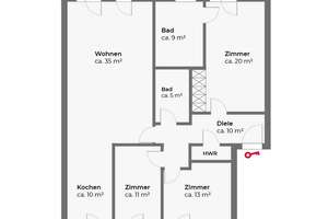 Irgendwann muss auch mal Fluss sein. – Die vollständige Adresse der Immobilie erhältst du vom Anbieter., 22081 Uhlenhorst, Hamburg – Vorschaubild 9