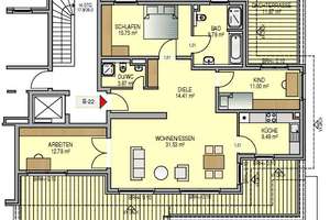 My home is my castle - Luxuriöse 4-Zimmer-Penthouse-Wohnung in Wiesbaden Süd-Ost - ohne Makler! – Die vollständige Adresse der Immobilie erhältst du vom Anbieter., 65189 Südost, Wiesbaden – Vorschaubild 54