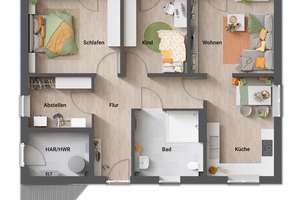 Neubau-Erdgeschosswohnung mit Tiefgarage & Garten – Bochum-Linden