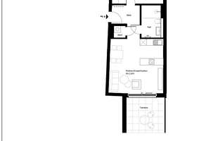 Neubau und Erstbezug, 2 Zimmer,  63,1m²,  Terrasse in Raderthal  - Kleinod – Raderthaler Straße 33 - 37, 50968 Raderthal, Köln – Vorschaubild 2