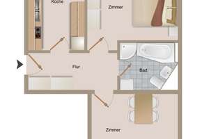 Gepflegetes Mehrfamilienhaus *18 Einheiten  - vollvermietet* – Agricolastraße 65, 9112 Kaßberg, Chemnitz – Vorschaubild 15