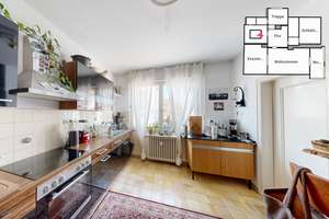 Traumhafte Lage und Ausblick! Altbauwohnung mit 3-Zimmerwohnung mit großem Balkon und Wintergarten – Die vollständige Adresse der Immobilie erhältst du vom Anbieter., 75173 Südweststadt, Pforzheim – Vorschaubild 6