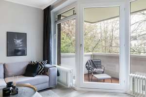 Möbilierte stilvolle, sanierte 2-Zimmer-Wohnung mit Balkon in Alsternähe – Mittelweg 91, 20149 Harvestehude, Hamburg – Vorschaubild 7