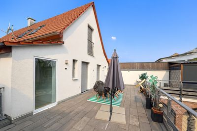 Moderne Maisonettewohnung mit Dachterrasse in Schwebheim