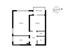 Helle 2-Zimmer-Wohnung mit Loggia in bevorzugter Lage von Hummelsbüttel – Die vollständige Adresse der Immobilie erhältst du vom Anbieter., 22339 Hummelsbüttel, Hamburg – Vorschaubild 14