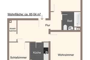 3-Zimmer-Wohnung mit Südbalkon & Aufzug | ca. 85 m² | Hannover-Mühlenberg – Die vollständige Adresse der Immobilie erhältst du vom Anbieter., 30459 Mitte (Ortsteil), Hannover – Vorschaubild 20