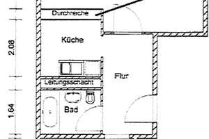 Preiswerte 2 Zimmer-Wohnung mit Balkon zu vermieten – Am Stadtblick 28, 39128 Neustädter Feld, Magdeburg – Vorschaubild 2